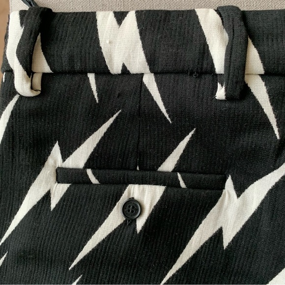 Neil Barrett Lightning Bolt Print Pants 40IT Small - Picture 7 of 7